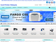 Tablet Screenshot of cardprintermalaysia.com